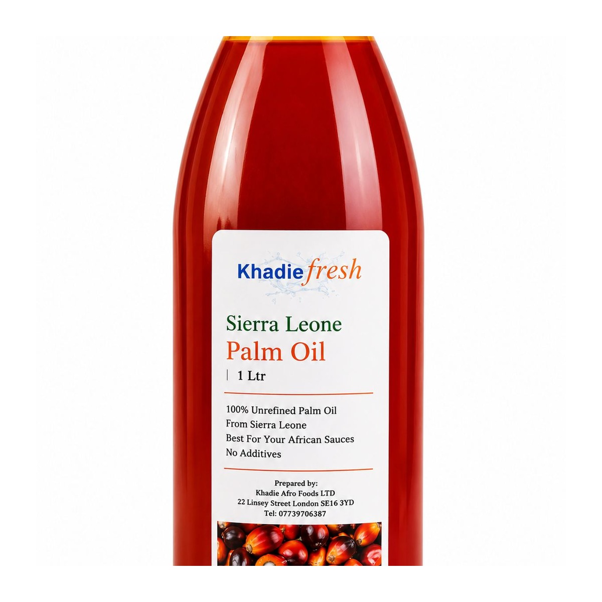 Khadie Fresh Sierra Leone Palm Oil 1Ltr