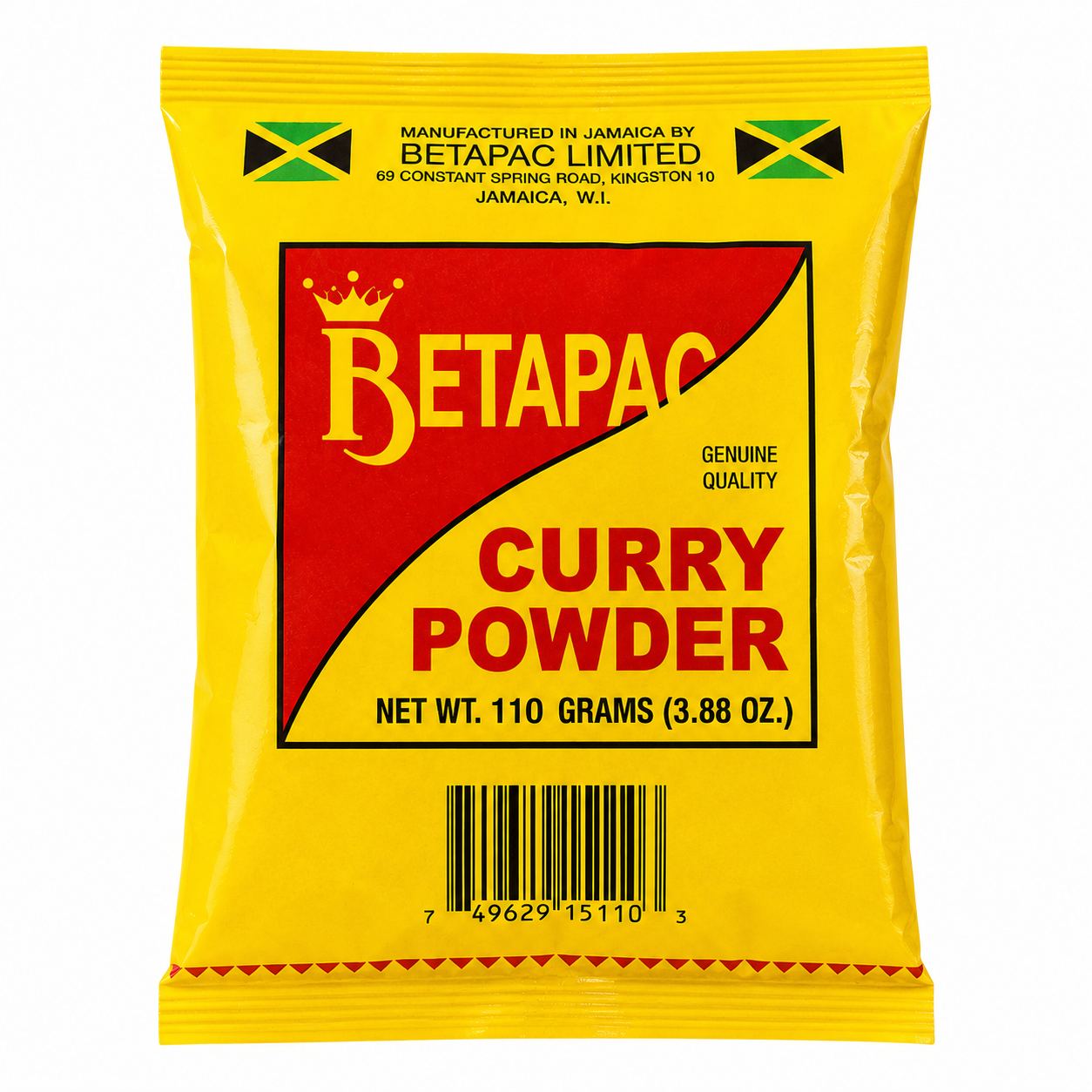Betapac Jamaican Curry Powder 110g